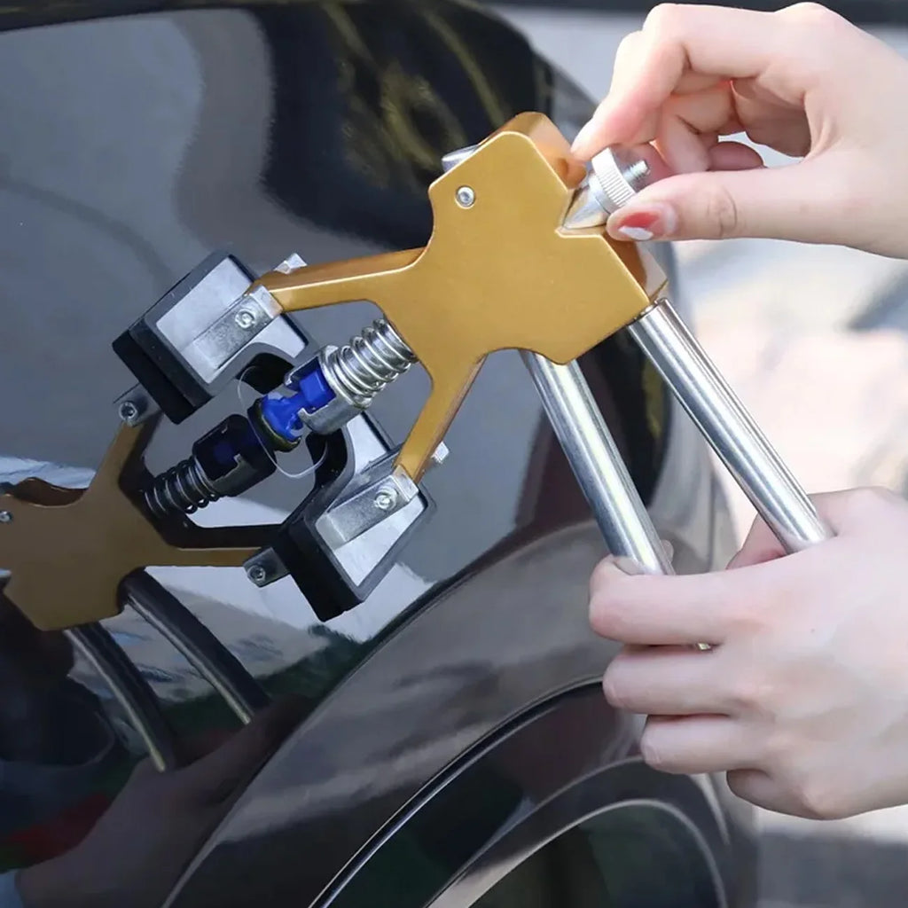 Car Dent Puller Kit for Dent Removal, Paintless Dent Removal Kit Slide Hammer T-Bar, Dent Remover Tool for Car Door Ding Repair