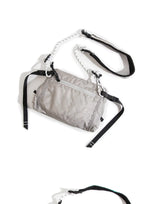 Outdoor Sports Crossbody Sling Bag Nylon Retro Waterproof Tear-Resistant for Cycling Running Hiking Outdoor Essentials