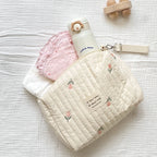 Mommy Bag Print Embroidery Mommy Bag Zipper Newborn Baby Diaper Bag Nappy Pouch Travel Stroller Storage Bags