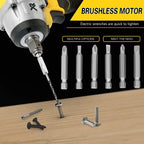 1/2 Inch Electric Wrench Cordless Impact Driver 20V Powerful Brushless 280 ft-lbs (380N.m) with 3.0Ah Battery and Charger