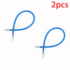 30cm10000PSI Heavy Duty Grease Gun Hose, 1/8 NPT Flexible Lubrication Extension Hose with Spring Protection for Auto Maintenance