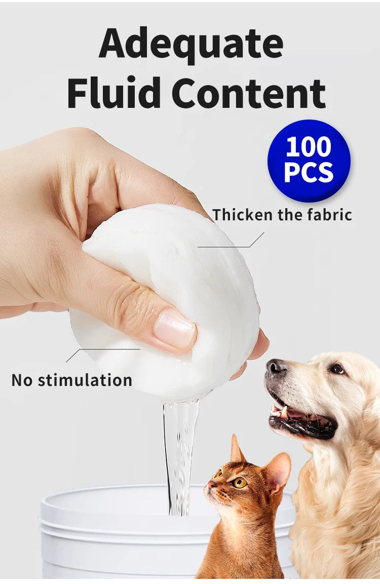 Pet supplies, pet unwashed gloves, cats, dogs, pet cleaning wipes, gloves that can be licked