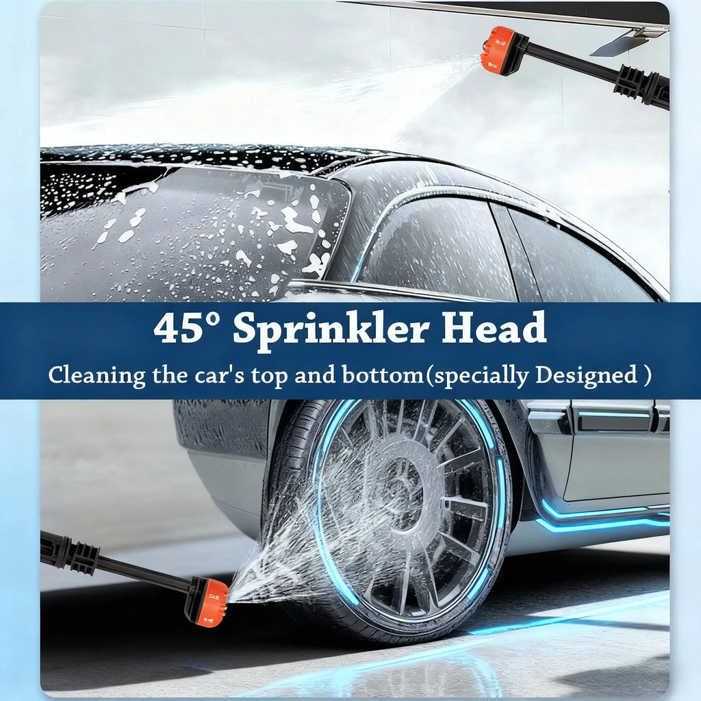 Electric Cordless High Pressure Car Wash Gun Washer Supplies Spray Cleaner Car Wash Cleaning for Car, Truck, Boat & More