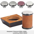 4 Angles Rolling Knife Sharpener Kit For Straight Edge Roller Knife Sharpening With Industry Diamonds Whetstone Chef Knife Set
