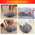 Electric Heating Foot Pad Washable Feet Warmer Household Soft Plush Thermal Heating Blanket Foot Warming Mat Home Office Bedroom