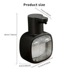 Automatic sensor soap dispenser, foam hand washing device, portable soap bottle, 500ml soap distribution device, in bathroom