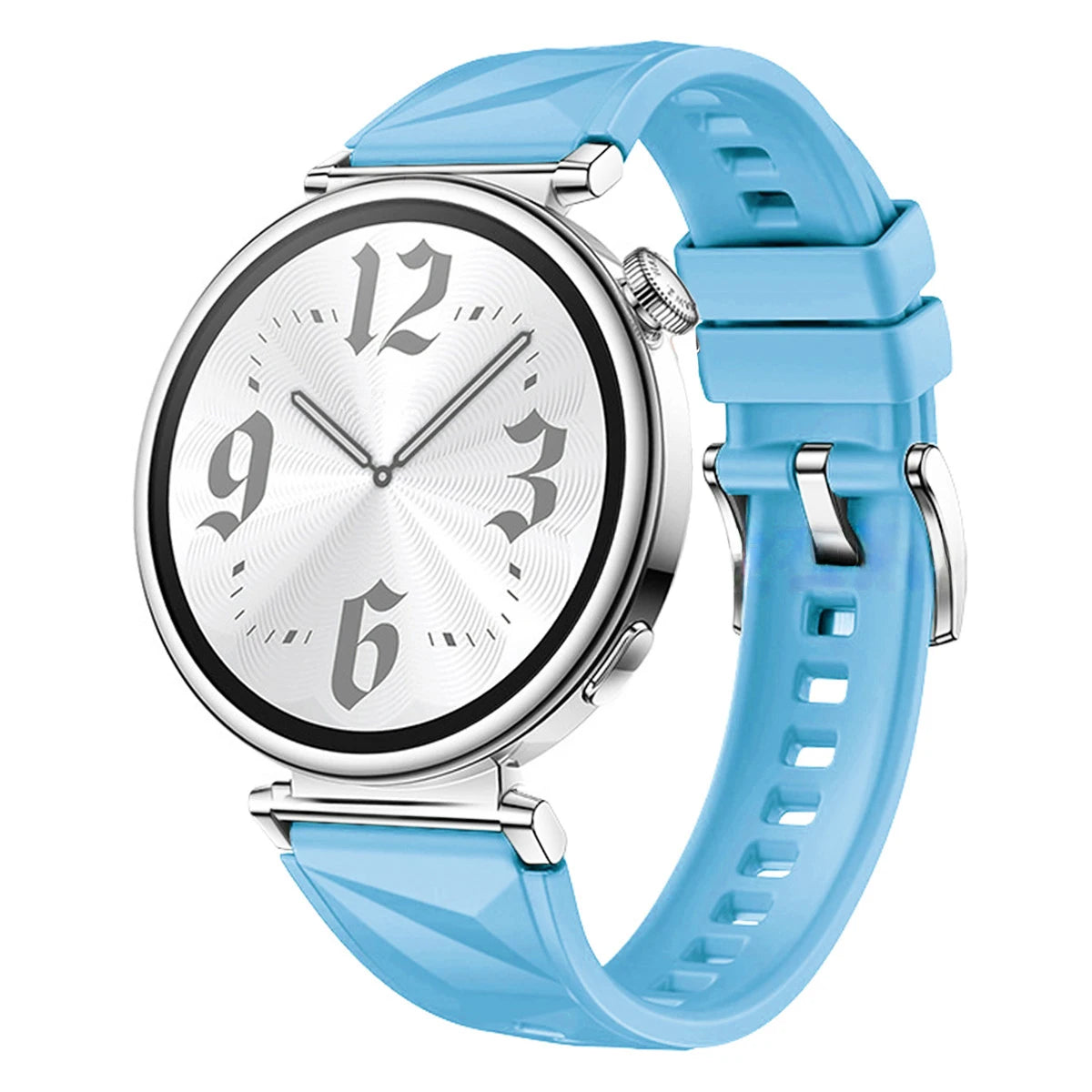 18mm Women Strap for Huawei Watch GT6/5 41mm Sport Silicone Replacement Band for Huawei Watch GT4 41mm Breathable 18mm Wristband