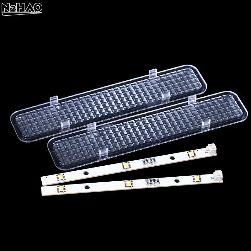 2 Pairs Plastic Freezer Refrigerator LED Strip Light Bar For E349766 MDDZ-162A 1629348 DC12V 2W HCDM415LC BCD-630WT