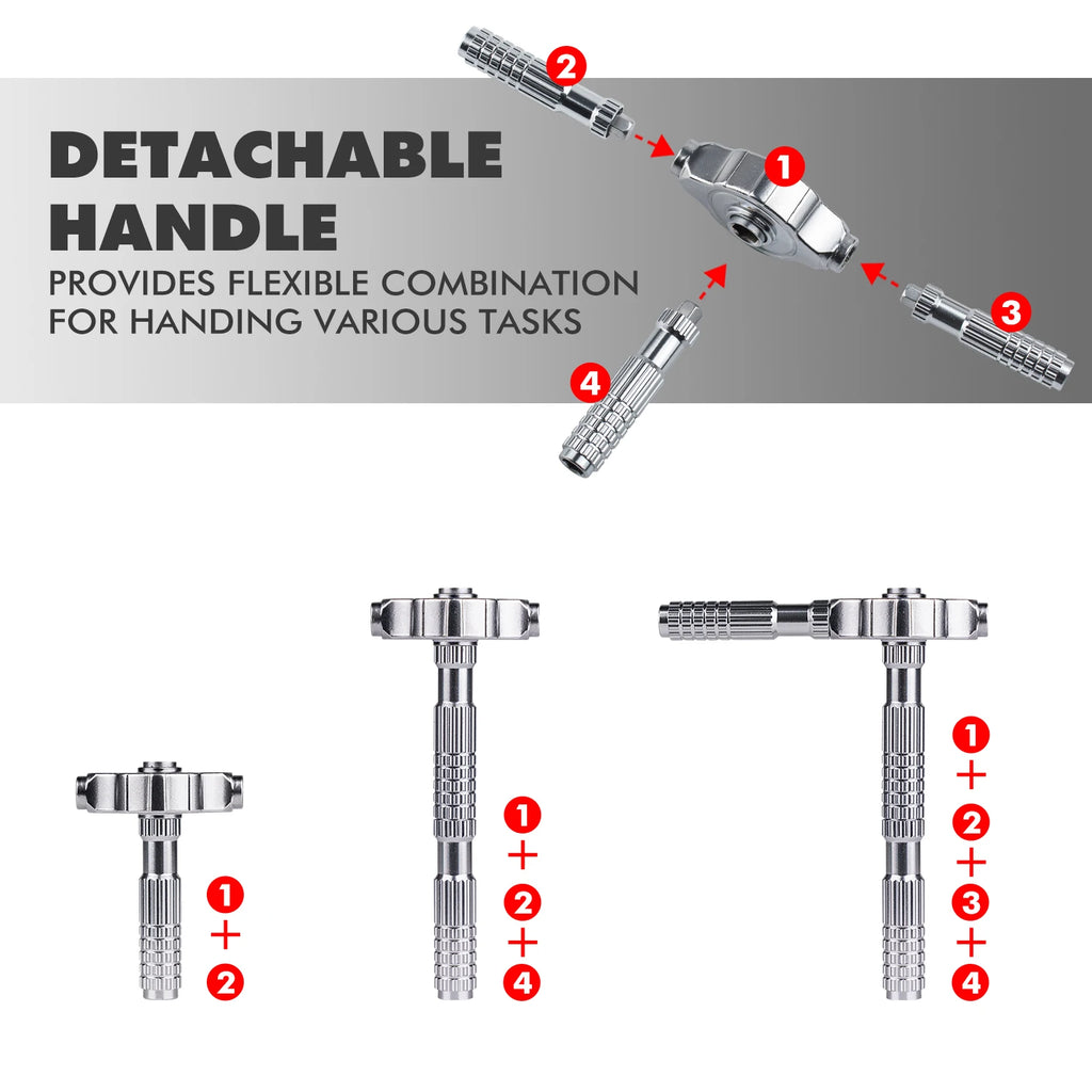 VMAN 40in1 Multifunction Ratchet Screwdriver Set Multi Magnetic Bits Mini Repair Tool Kit  Household Tool For PC & Iphone Etc.