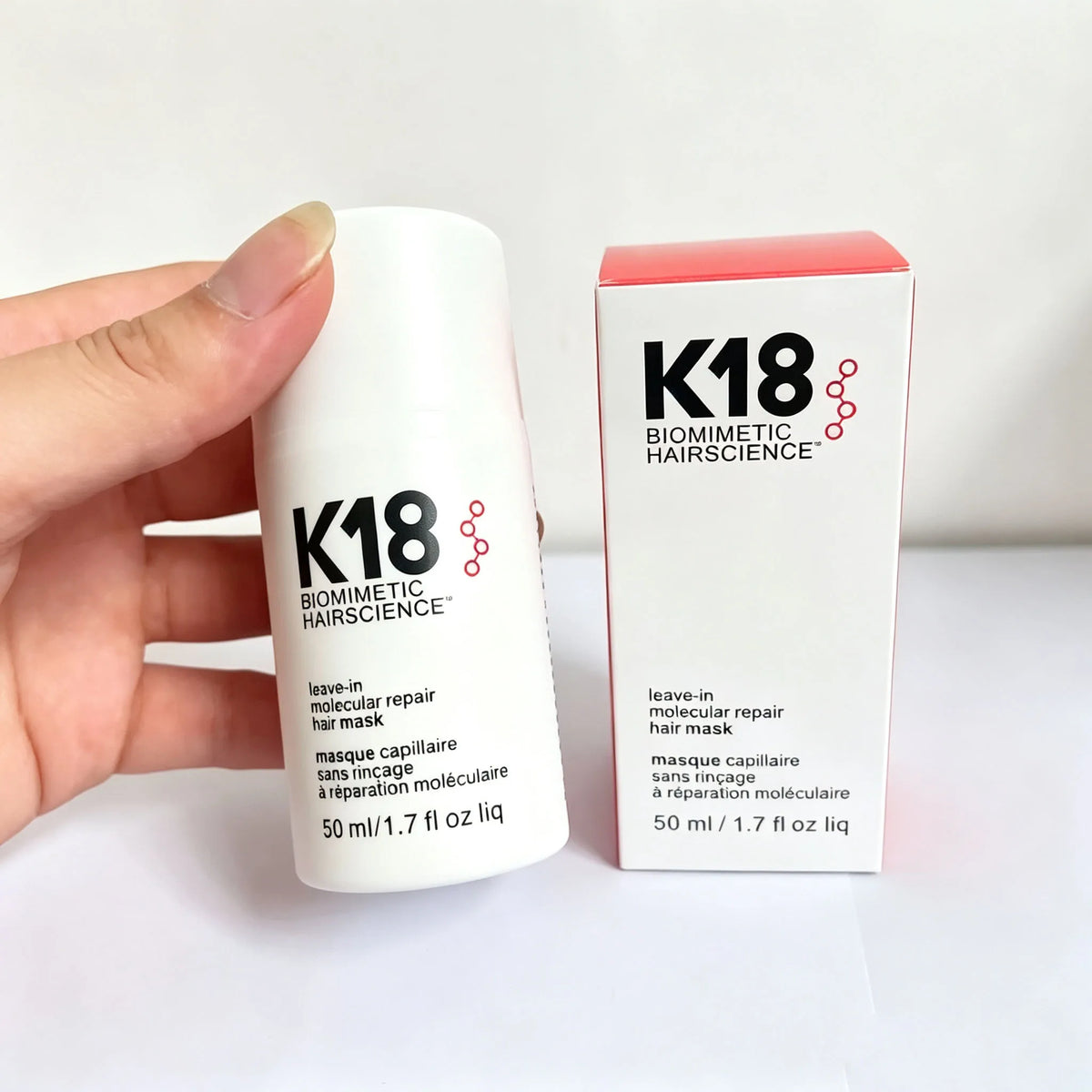 NEW 50ml K18 Leave-In Molecular Repair Hair Mask Deep Conditioning Keratin Treatment Soften Hair Smoothing Hair Care Hair Mask