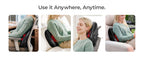 Electric Neck Massager Pillow, Neck&Shoulder Massager with Heat, Portable 3D Kneading for Shoulder, Leg&Calf Muscle Pain Relief