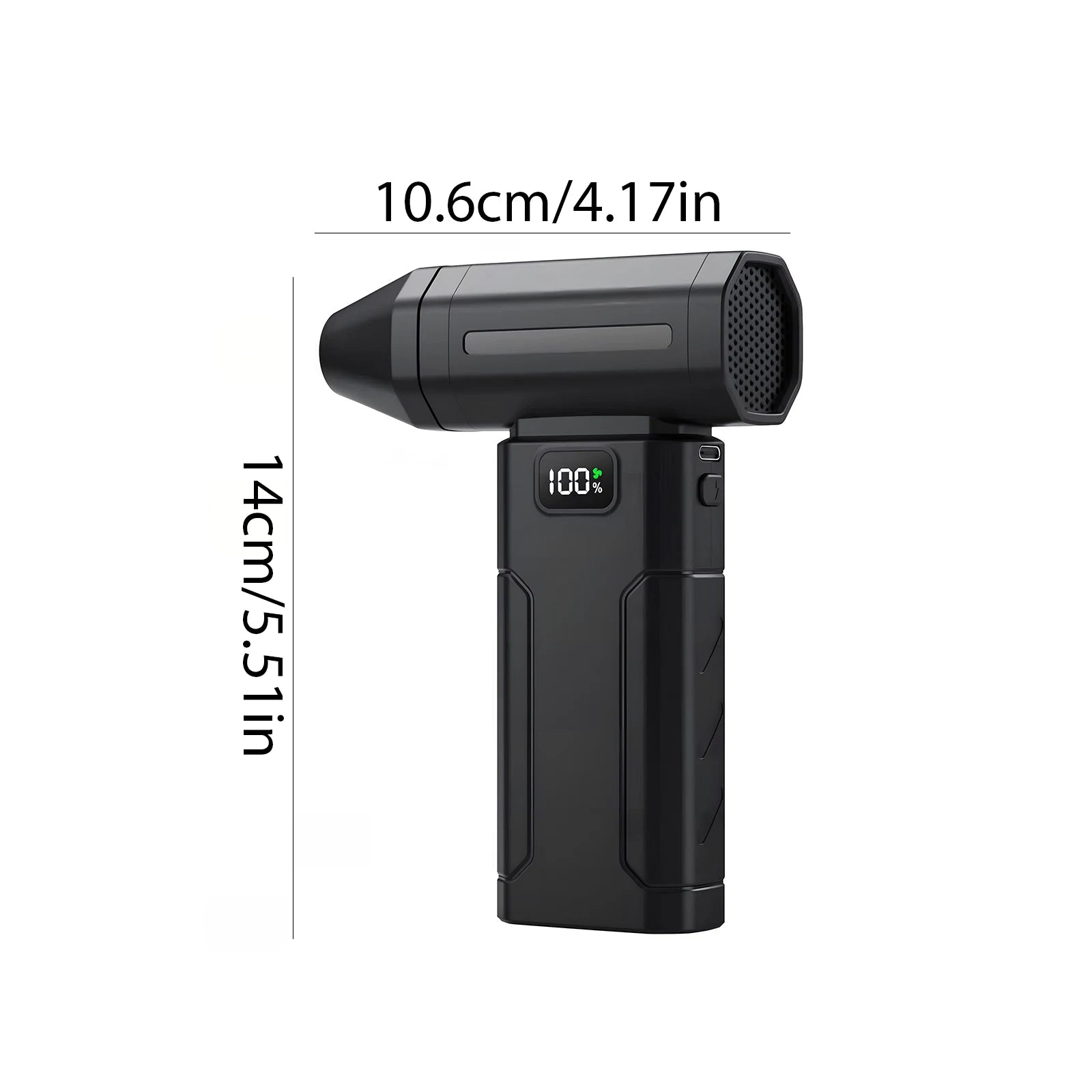 Powerful Air Blower 5-Speed Handheld Portable Dust Blower Electric Dryer 6000mAh Rechargeable for Air Bed Snow Removal Outdoor