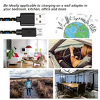 1M/2M/3M Micro USB Cable Mobile USB Charger Cable Data Sync Wire For Samsung Huawei Xiaomi Android Phone USB Micro Cables