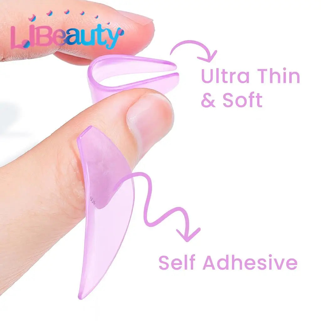 Libeauty New 1 Pair Lash Softening Pads Silicone Eyelash Perm Pads Lashes Rods Shield Lifting Eyelash Accessories Makeup Tools