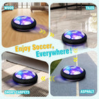 Hover Soccer Ball Kids Toy With Protective Foam Bumper And Colorful LED Lights ForBoys And Girls  (Battery supply)