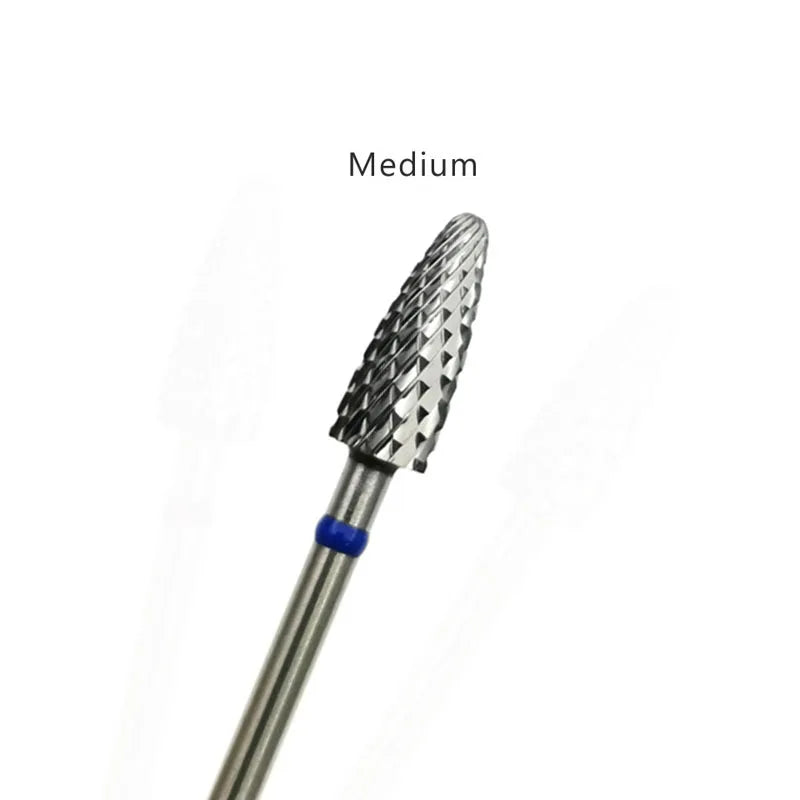 HYTOOS Cone Shape Nail Drill Bit Carbide Milling Cutter For Manicure Rotary Burr Electric Drill Accessories Tool