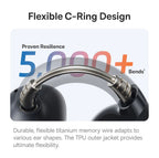 Baseus Bass BC1 Open Ear Earbuds Clip-On Headphones Open-Ring Comfort Clip Earphones SuperBass 4-Mic Clear Calls Sports Earbuds