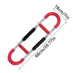 40KG u shape Hand Gripper Strengths Twister Arm Trainer Power Twister Bar Fitness Equipment for Men and Women Home Workout