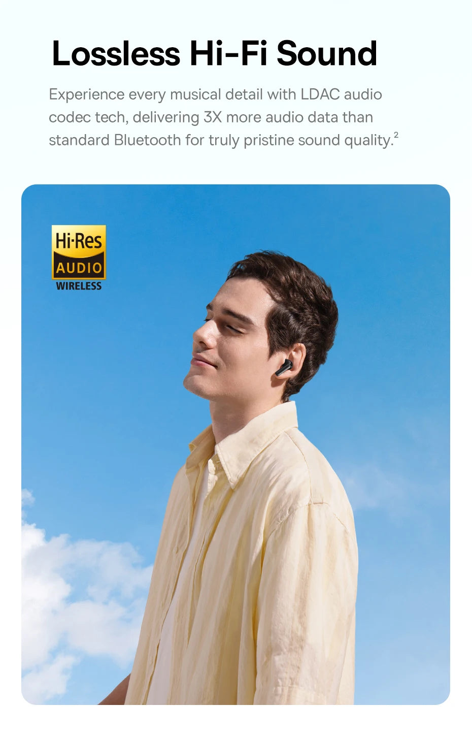 Baseus Bass BP1 Pro -50dB Noise Cancelling Wireless Earbuds Bluetooth 6.0 LDAC Hi-Res Sound 6-Mic AI Clear Calls IP55 Earphones