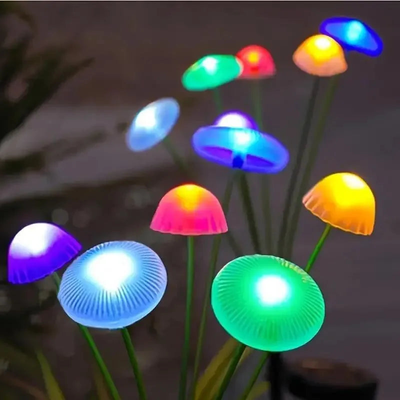 Solar Garden Lights Solar LED Lights Outdoor Waterproof with Mushroom for Outside Pathway Patio Yard Decor Gifts
