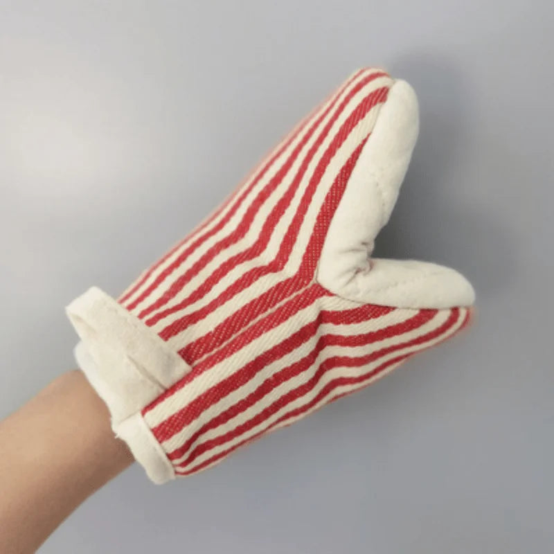 1PC  Heat-insulating Gloves Potholder Kitchen Anti-scald Microwave Gloves High Temperature Resistant Kitchen Baking Oven Gloves