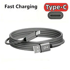 Flash sale USB A to Type C Charging Cable Nylon Data Cable Fast Charger For Huawei Samsung Android phone Type C Charging Device 1M 2M 3M