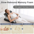 Multifunctional Memory Foam Prone Reading Pillow Relieve Neck Arm Fatigue Removable Headrest Anti-Slip Ideal for Bed Reading Wat