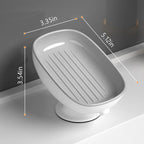 Quick-Dry Soap Dish, 2-Tier Detachable with Drainage Plate, Keeps Sink Dry | Fast US Shipping