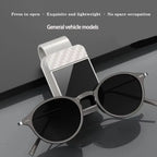 Car Carbon Fiber Eyeglass Clip Multifunctional Car Sunglasses Frame Ticket Clip Horizontal Sunshade Sunglasses Storage Product