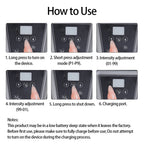 24-Head Fascia Gun 9 Modes High Frequency Vibration Body Massage Gun Back Neck Shoulder Waist Massager Muscle Masajeador