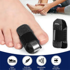 Left Right 2Pcs Toe Splint Straightener Hammer Separator Corrector Crooked Fingers Claw Stabilizer Corrector Pain Relief