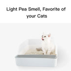 33lbs Sumlov Tofu Cat Litter, Natural Botanical, Dust-Free, Flushable, Quick Clumping, Odor Control, light scent, environmental