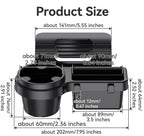 Car Cup Stand Phone Holder Mount Tray Side Door Window Storage Barrel Pocket Hanging Storage Rack with Auto Interior Accessories