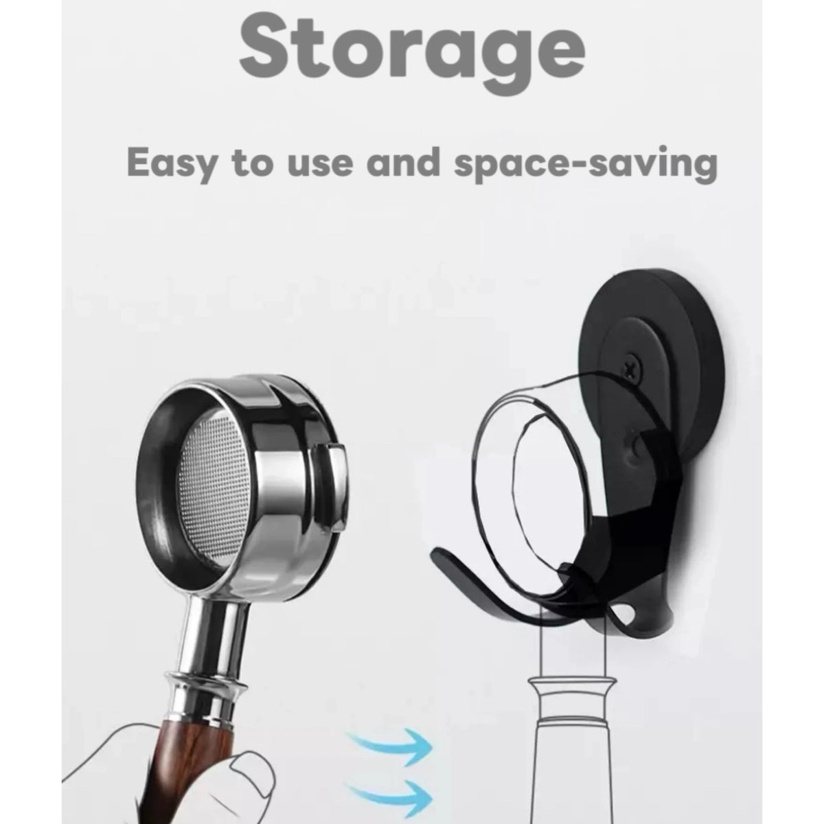 Magnetic Hooks for Breville and Ninja ES601 Coffee Machines, Coffee Handle Storage Rack, 1pc/2pc