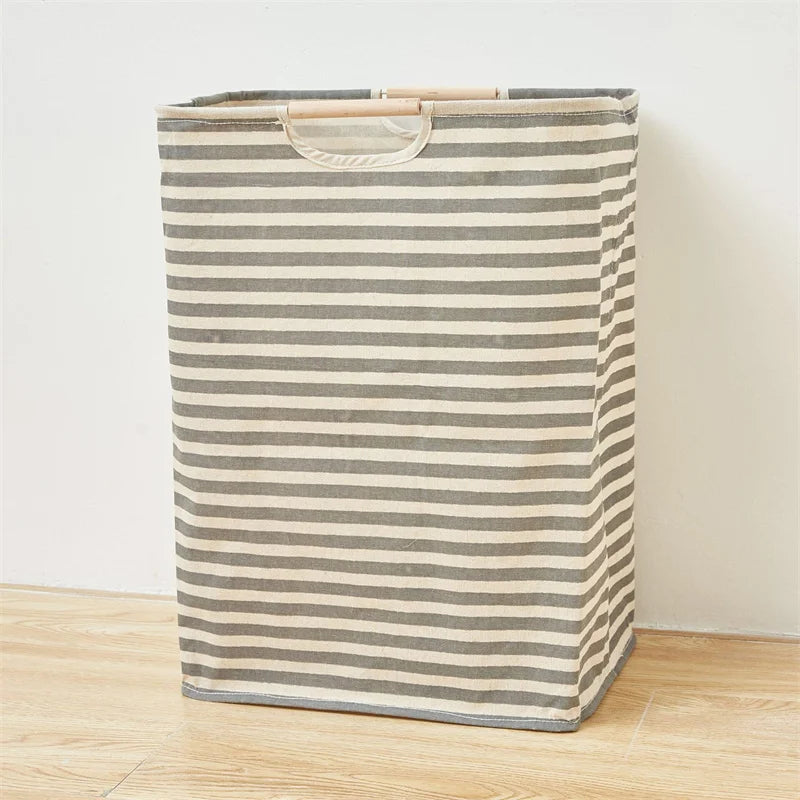 Waterproof Laundry Basket Cotton Linen Dirty Clothes Baskets Laundry Organizer Foldable Sundries Storage Bag Foldabling Hamper