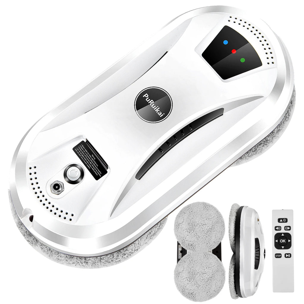 PuRuiKai Ultra Thin Robot Vacuum Cleaner Window Cleaning Robot Window Electric Glass Limpiacristales Remote Control For Home