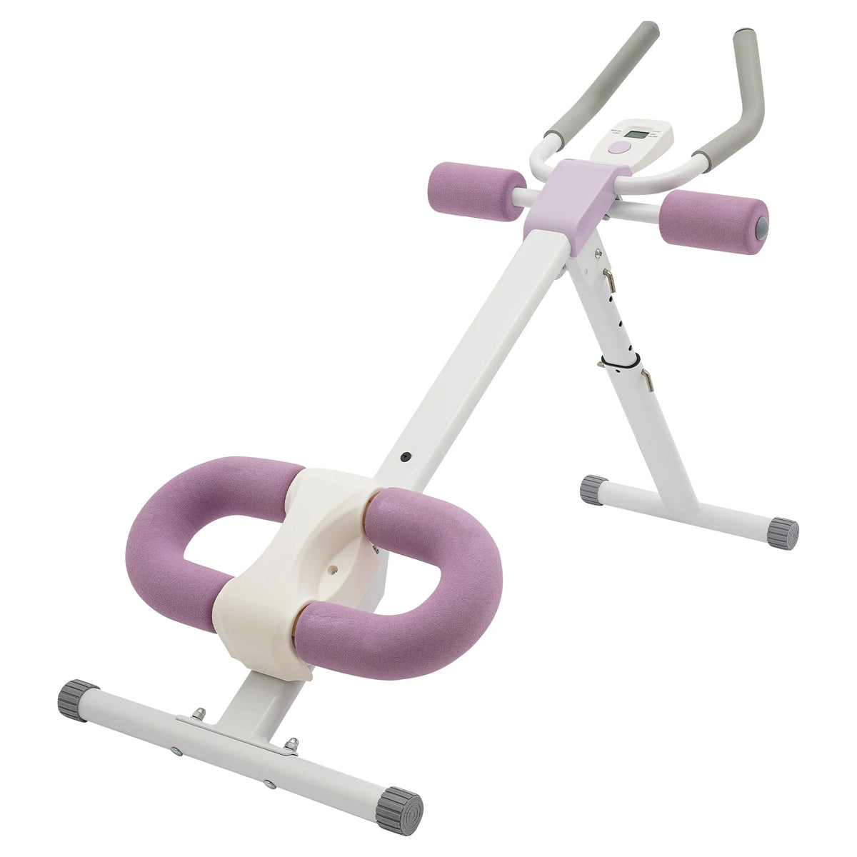 Abdominal Trainer Machine for Home Gym 44.88x19.6x21.2-27.5in 220lbs Capacity Adjustable Incline & Height Abs Workout