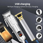 3 in1/1pc Professional Hair Clipper Kit Electric Shaver for Barber Men's Hair Trimmer Electric Shaver Hair Cutting Machine