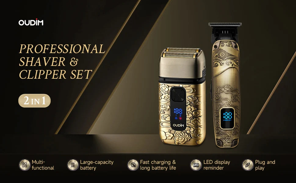 Foil Shavers for Men with Head Shaving, Hair Beard Trimmer, Face Mustache Grooming Kit, Bald Head Shavers  and  and Haircutting