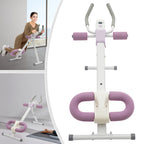 Abdominal Trainer Machine for Home Gym 44.88x19.6x21.2-27.5in 220lbs Capacity Adjustable Incline & Height Abs Workout