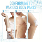 50PCS Non-Woven Medical Adhesive Bandages, Easy Tear Wound Dressing, Individually Wrapped Protection Equipment for First Aid Kit