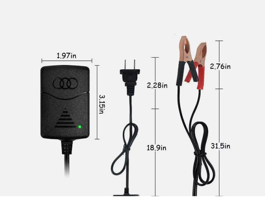 Plastic Storage Batteries General Car Truck Motorcycle 12V1A 14.4V Two Wire Clip Charger Double-line Clip American Standard 2pcs