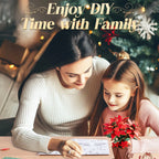 Rolife Artificial Flower Wooden 3D Puzzle Poinsettia DIY Model Building Kit for Home Decor Mother's Day Valentine's Day Gifts
