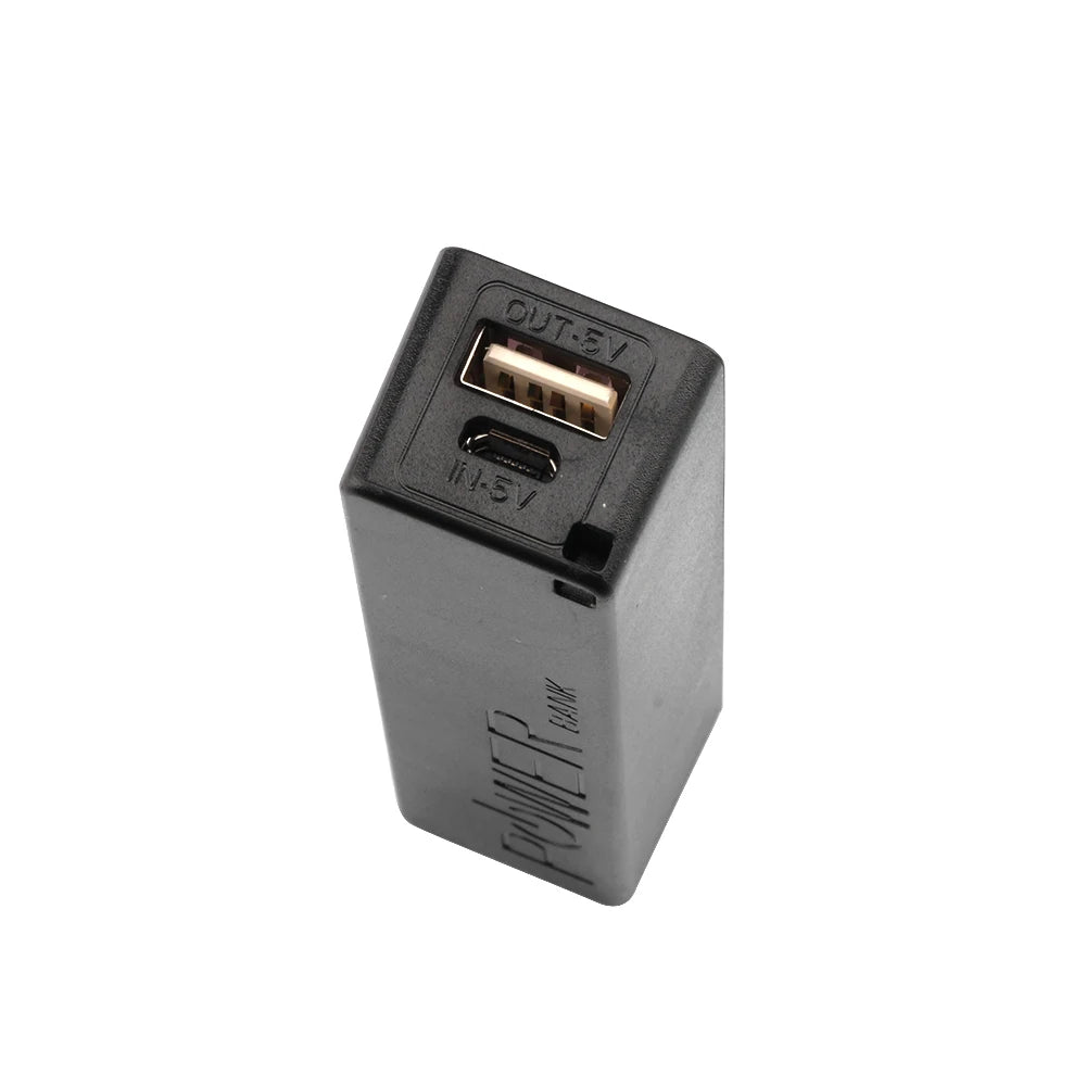 Solder-Free 18650 Power Bank Shell 5V USB Charger Battery Holder Case for Phone Electronic Charging Portable DIY Kit