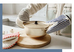 1PC  Heat-insulating Gloves Potholder Kitchen Anti-scald Microwave Gloves High Temperature Resistant Kitchen Baking Oven Gloves