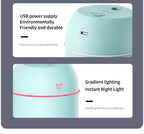 250ML Mini USB Air Humidifier Aroma Diffuser Essential Oil Cool Mist Maker RGB LED Night Light Quiet for Home Car Office Bedroom