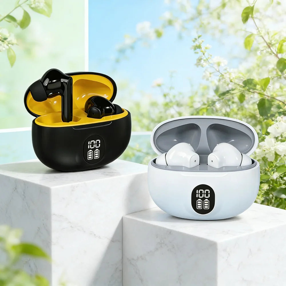 TWS Wireless Headphones Earphone Bluetooth-compatible 5.3 Waterproof Headset with Mic Earbuds For All smartphones