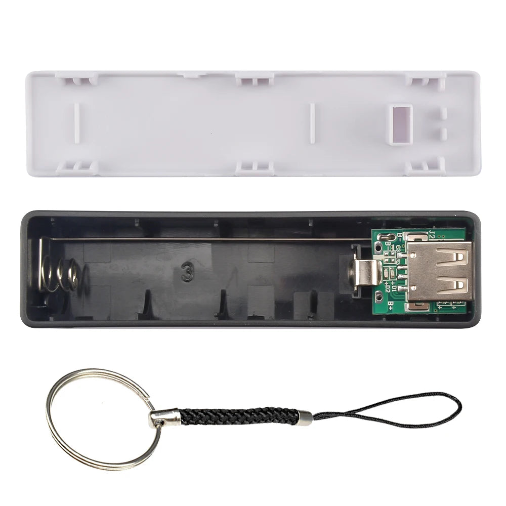 Solder-Free 18650 Power Bank Shell 5V USB Charger Battery Holder Case for Phone Electronic Charging Portable DIY Kit