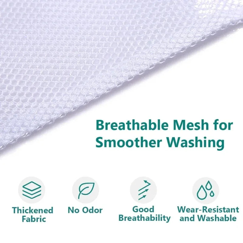 1/3Pcs/Set Zippered Mesh Laundry Bags for Bra Underwear Household Cleaning Tools Bra Care Underwear Cleaning Accessories