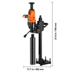 SucceBuy 2000W/2600W Handheld Core Drill Machine Drilling Diameter Wet&Dry Diamond Core Drill Rig Rugged Concrete Core Drill